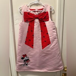 Minnie Mouse Satin Bow Dress - NWOT